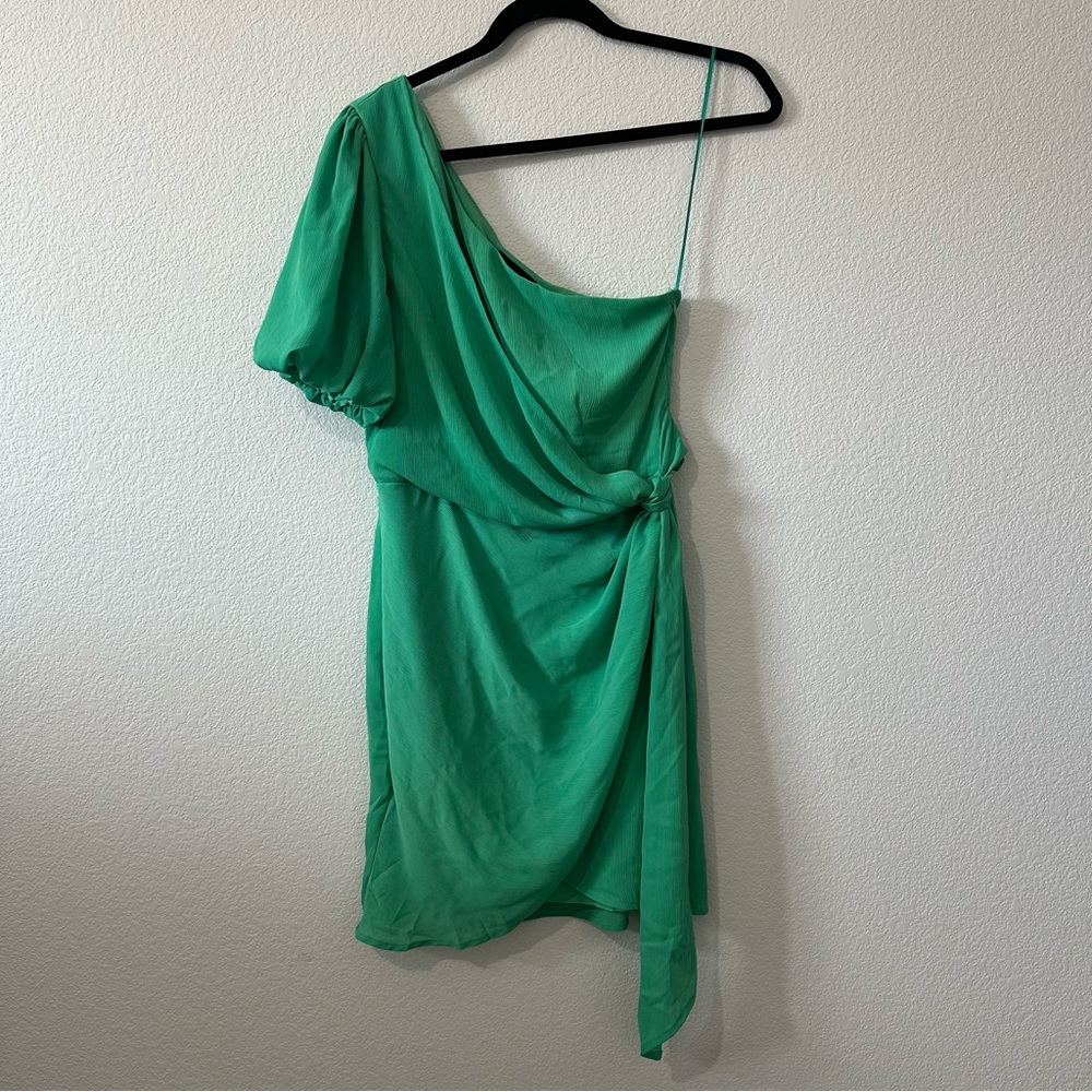 VICI one shoulder Gathered Mini Dress